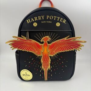 NWT RARE NEW YORK EXCLUSIVE Harry Potter Phoenix Loungefly Backpack
